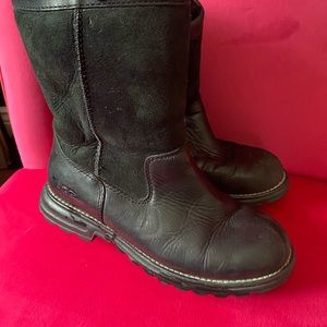 UGG Women’s 5381 Brooks Black Leather boots